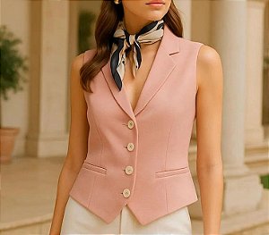 Colete Madalena - Rosa