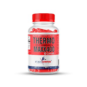 Termogênico Thermo Maxx 400 Caffeine Anidra 60 cápsulas - Sports Nutrition
