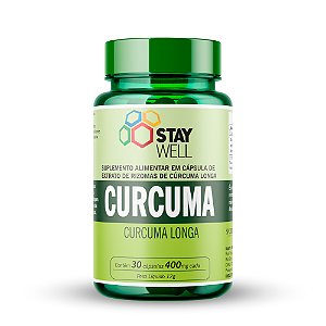 Cúrcuma - 30 Cápsulas Stay Well