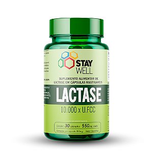 Lactase 10.000 x U.FCC – 30 Capsulas – Stay Well