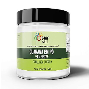 Guaraná Energy em Pó - 100g - Stay Well