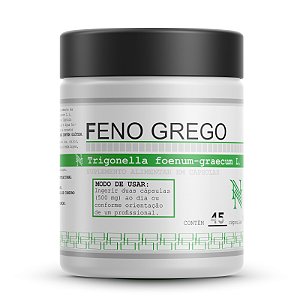 Feno Grego - 45 cápsulas - Nano Farma