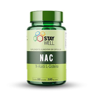 N A C - 60 Cápsulas - Stay Well