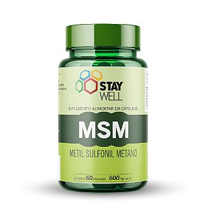 MSM - 60 cápsulas - Stay Well