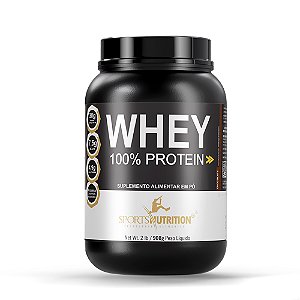 Whey Protein 100% Concentrada - Sabor Chocolate - 30g de proteína por dose - 908kg - Sports Nutrition