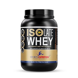 Isolate Whey Protein Isolada - Sabor Chocolate - 32g de proteína por dose - 908g - Sports Nutrition