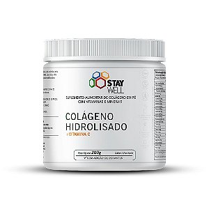 Colágeno Hidrolisado Vitamina C 200g - Sabor Uva Verde – Stay Well