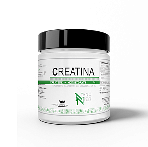 Creatina Monohidratada em Pó - 300g - Nano Farma