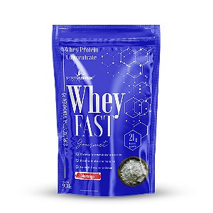 Whey FAST Gourmet Pounch 900g– Sabor Morango – Sports Nutrition
