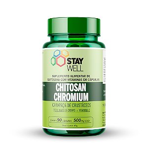 Chitosan Chromium C 500mg - 90 Cápsulas - Stay Well