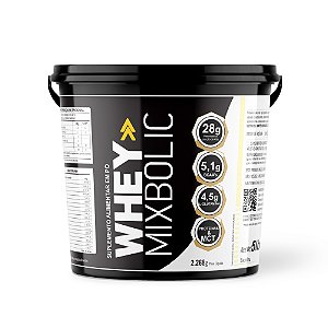 Whey Protein Mix Bolic - 28g de Proteínas por dose - 2.268kg - Baunilha - Sports Nutrition