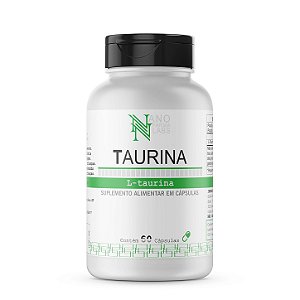 L- Taurina 100% pura. 60 cápsulas - Nano Farma