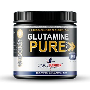 Glutamina Pure Powder Max Imunidade E Massa Muscular - Sports Nutritionn