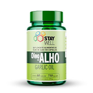 Óleo De Alho 750mg - 60 Cápsulas - Stay Well
