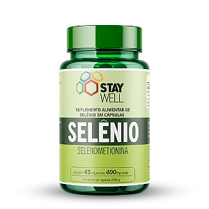 Selênio 400mg - 60 cápsulas - Stay WELL