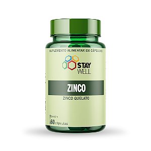 Zinco - 60 Cápsulas - Stay Well