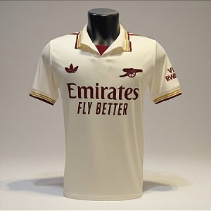 Camisa Arsenal Reserva GOLA POLO 2025/2026