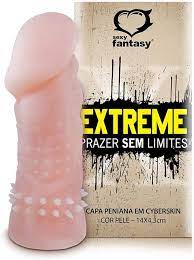 Capa Peniana Cyberskin Extreme 14x4,3cm Sexy Fantasy