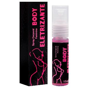 Vibrador Líquido Body Eletrizante Spray  15Ml Garji