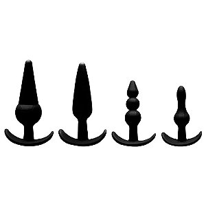 Kit Com 4 Plugs Anais em Silicone Yaffa