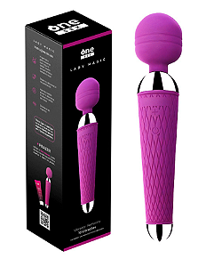 Vibrador Varinha 10 Modos Recarregável - LADY MAGIC - One Sex