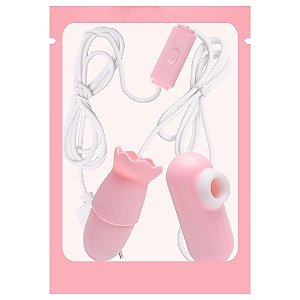 Cápsula Vibratória Usb 12 Modos Lilo Vipmix Língua/Sucção