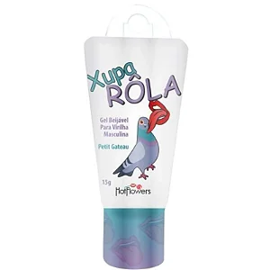 Xupa Rola Gel Beijável Masculino 15g Hot Flowers