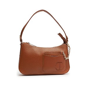 Arezzo Bolsa Tiracolo Marrom Média Pouch