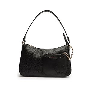 Arezzo Bolsa Tiracolo Preta Média Pouch