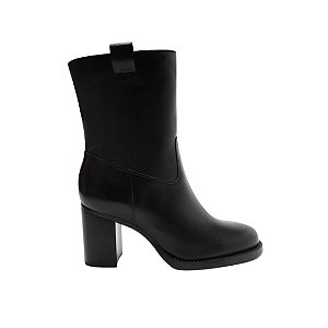 Arezzo Bota Couro Preta
