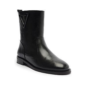 Schutz Bota Salto Baixo Preto