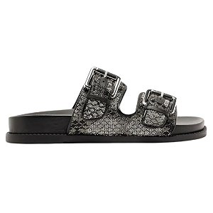 Schutz Rasteira Papete Maxi Glitter