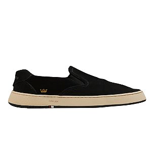 Osklen Tenis BossaNova SlipOn Nobuck Preto