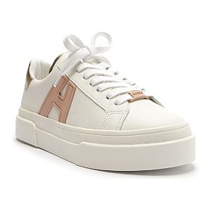 Arezzo Tênis Branco Bico Redondo Amarração A Rosa