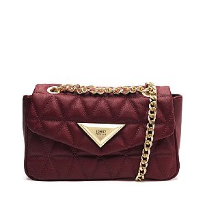 Schutz Bolsa 944 Couro Media Vinho