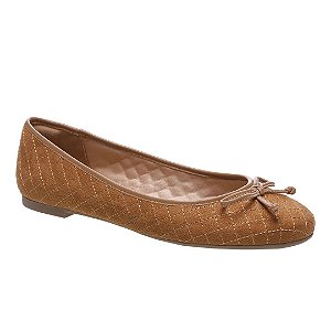 Arezzo Sapatilha Veludo Matelassê Castor