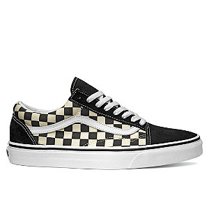 Vans Tênis Old Skool Primary Checkerboard Black White