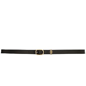 Schutz Cinto Fino Couro Preto