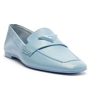 Schutz Mocassim Couro Azul