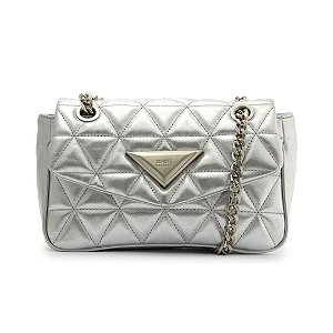 Schutz Bolsa 944 Couro Prata