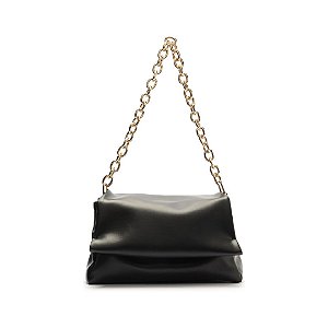 Arezzo Bolsa Tiracolo Preta Média Alça Extra Corrente Preto