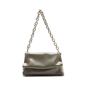 Arezzo Bolsa Tiracolo Cinza Media Alça Extra Corrente