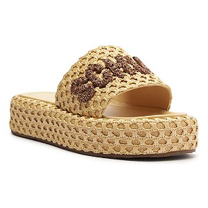 Schutz Tamanco Tramado Natural