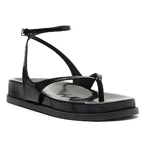 Schutz Rasteira Papete Preta