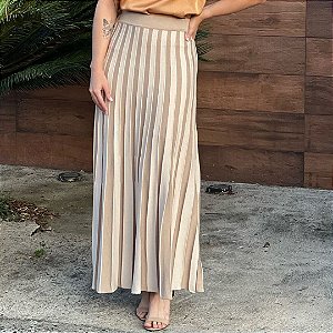 Shoulder Saia Tricot Listra Caqui