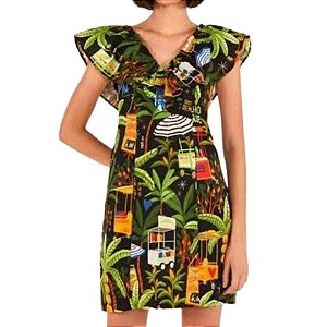 Farm Vestido Curto Caldinho