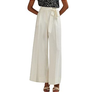 Shoulder Calca Pantalona Viscose