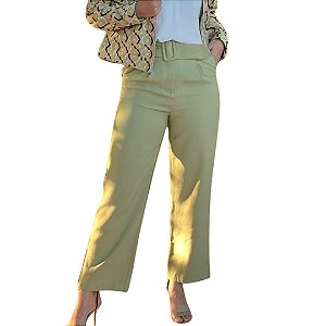 Shoulder Calca Reta com Cinto