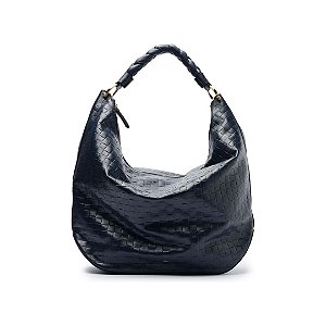 Arezzo Bolsa Grande Couro Marinho