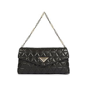 Schutz Bolsa 944 Couro Preta Pasta